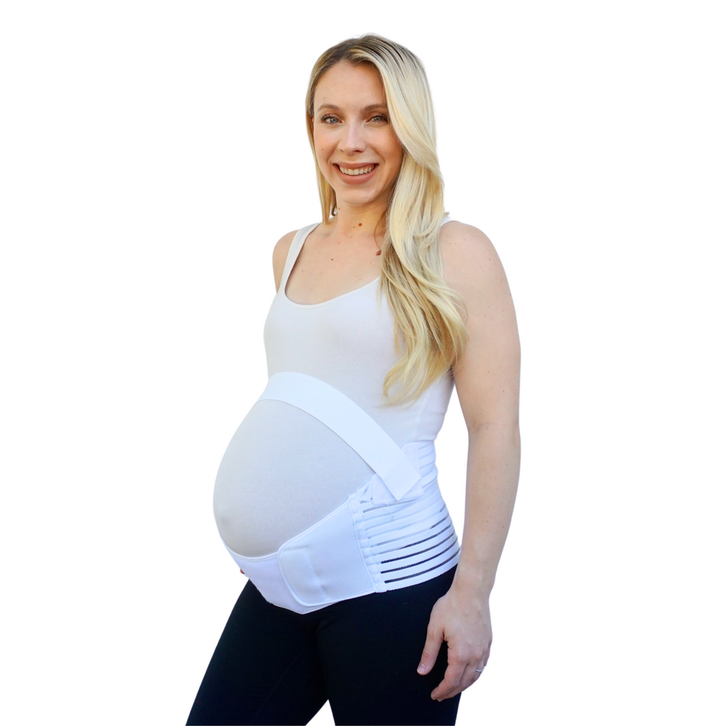 Loving Comfort Maternity Belt - White