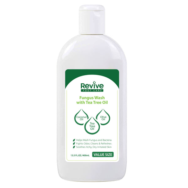 New Road Health Supply Foot Wash with Tea Tree Oil – Fights Athlete’s Foot, Odor & Skin Irritations, 13.5oz
