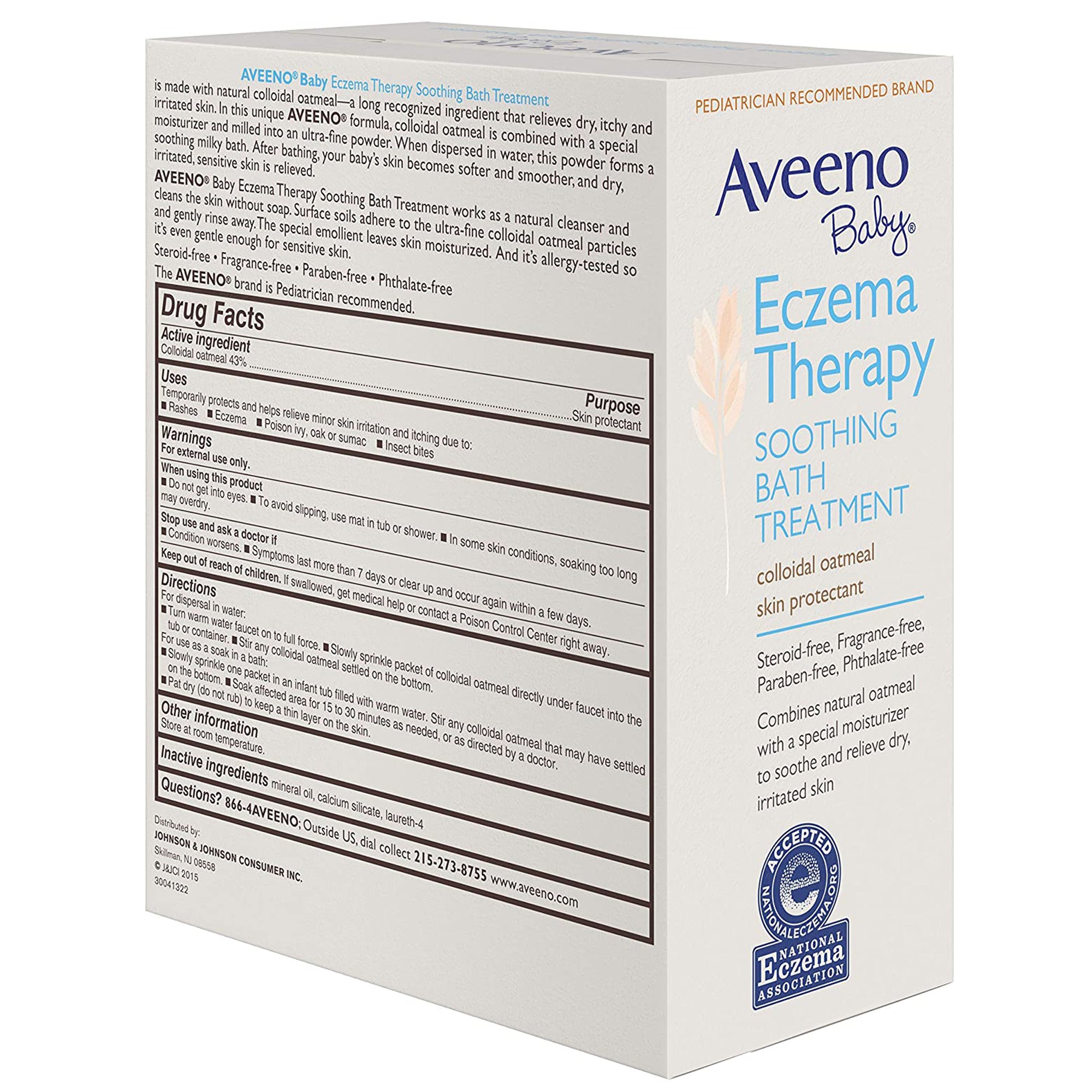 Aveeno Baby Eczema Therapy, Soothing Bath Treatment for Relief