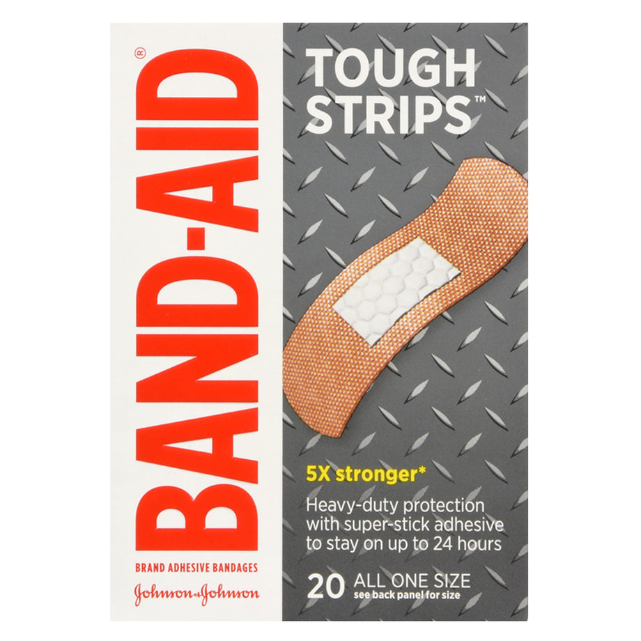 Band-Aid Brand (Red) Adhesive Bandages, Assorted Sizes, 20 ct 